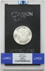 1880-CC $1 NGC/GSA HOARD MS 64 Morgan Silver Dollar W/ Box + COA