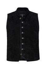 JP 1880 Herren große Größen Weste Ziegen Veloursleder Tracht Stehkragen 796703