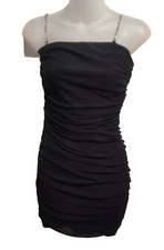 Forever 21 Women’s Black Bodycon Clubwear Mini Dress Size XS BG30