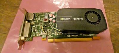 NVIDIA Quadro 410 by PNY Graphics Video Card 512MB DDR3 Low Profile DP DVI
