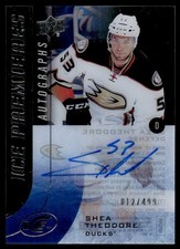 2015-16 Upper Deck Ice Ice Premieres Autographs Shea Theodore Rookie Auto