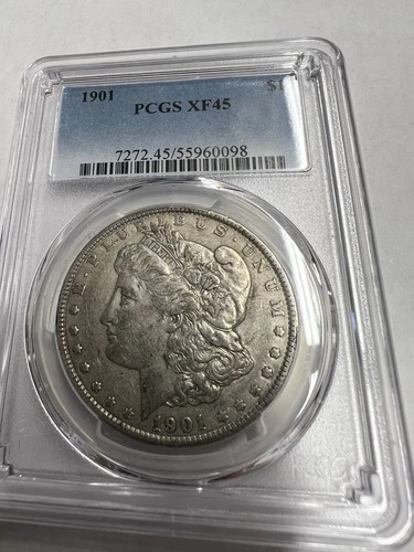 1901 Morgan Dollar. PCGS XF45