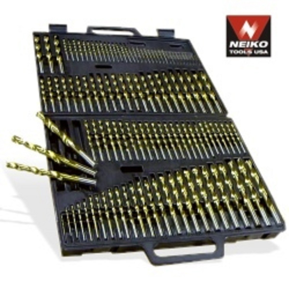 Neiko Professional 115Pc Titanium Coated Drill Bit Set