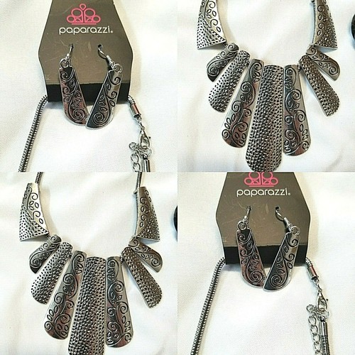 LOTE DE 5 COLLAR Y PENDIENTES DE JOYERÍA PAPARRAZI NUEVO CON ETIQUETAS - Imagen 6 de 11