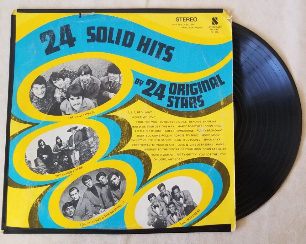1964 Syndicate Product SH-900 24 Solid Hits by 24 Original Stars LP VG ...