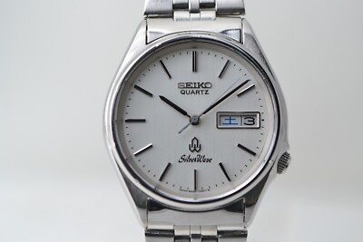 Vintage Seiko Quartz SilverWave 8229-7030 White stripe / OH