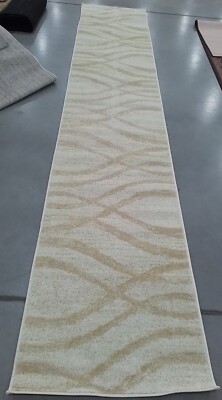 CREM / CHAMPAGNE 2'-6'' X 14' Back Stain Rug Reduced Price 1172759812 ADR125W-214