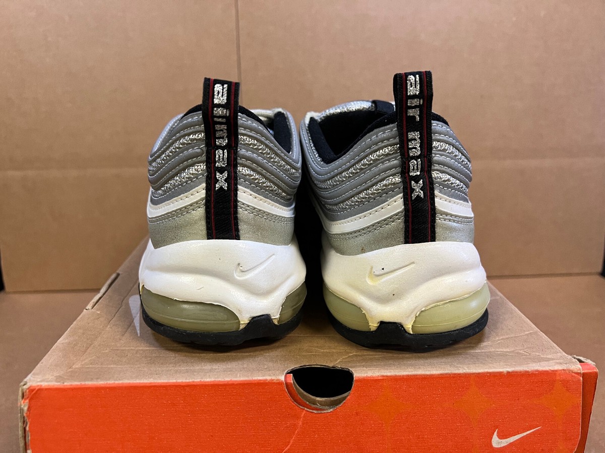 Size 10.5 - Nike Air Max 97 Metallic Silver Bullet History of Air HOA 313105-061 Size 10.5 - Nike Air Max 97 Metallic Silver Bullet History  main image 3