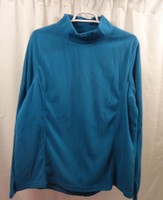 Women's Lands End Mock T Neck Fleece Shirt Xl Women's Lands End Mock T Neck Fleece Shirt Xl