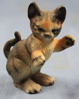 katze Katzenfigur Porzellanfigur porzellan figur Katze gestromt pf