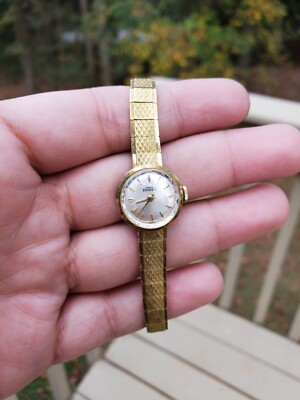 Vintage Womens Art Deco Ernest Borel Watch 10 Microns