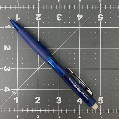 Vintage Pentel Twist-Erase PD277 Mechanical Pencil 0.7 mm Blue Drafting Drawing