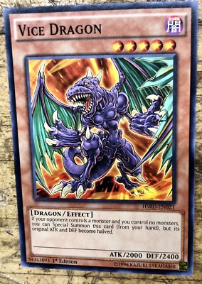 Yugioh High-Speed Riders Common Vice Dragon Hsrd-en021