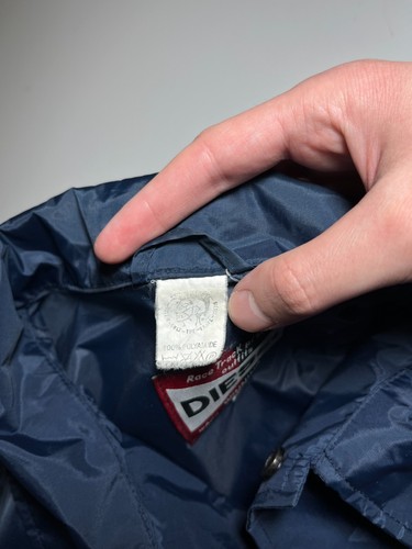 Vintage 90s Diesel Big Logo Lightweight Coach Jacket Size XXL - Bild 11 von 15