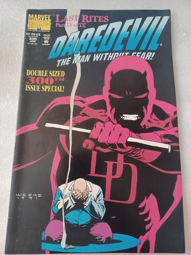 Daredevil #300 (Marvel Comics 1992) vintage Kingpin, 48 pages, Spider-man cameo