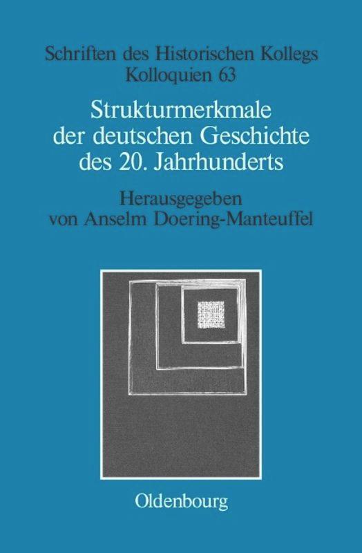 Thumbnail - Anselm Doering-manteuffel | Strukturmerkmale Der Deutschen Geschichte