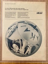 1971 AKAI Tonbandgerät Tape Raumklang 2000 HiFi Vintage Ad Werbung Reklame