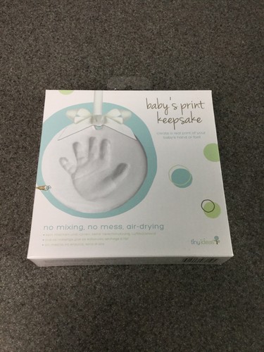 Tiny Ideas Baby's Print Keepsake DIY No Mix No Mess Hand or Foot Print -NIB M22C
