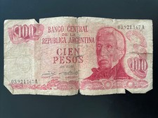 Argentina 1971-1973 - 100 Pesos Banknote Featuring José De San Martín