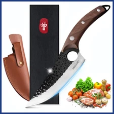 2025 Viking knife Chef Knife Japan Kitchen Meat Cleaver Butcher Boning Knife New