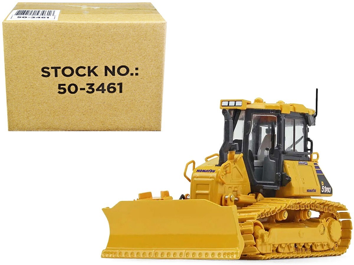★超美品★レア【コマツ】ブルドーザ『D51PXi-24』(First Gear) First Gear Komatsu D51PXi-24 Dozer W/ Hitch 1/50 Diecast