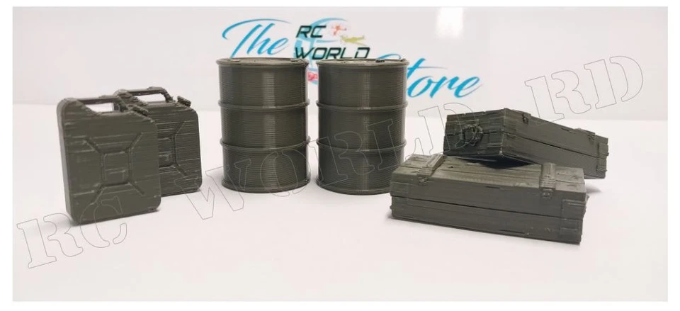 ACCESSORIE PACK for WPL or Similar MINI Scale Deco. RC Truck/Military/Diorama - Image 3 of 4