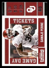 2017 Contenders Draft Picks #18 Samaje Perine Rookie Oklahoma Sooners