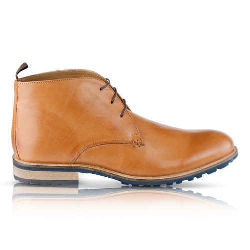 Mens Chukka Boots Genuine Leather Formal Smart Silver Street London Ludgate - Picture 22 of 25