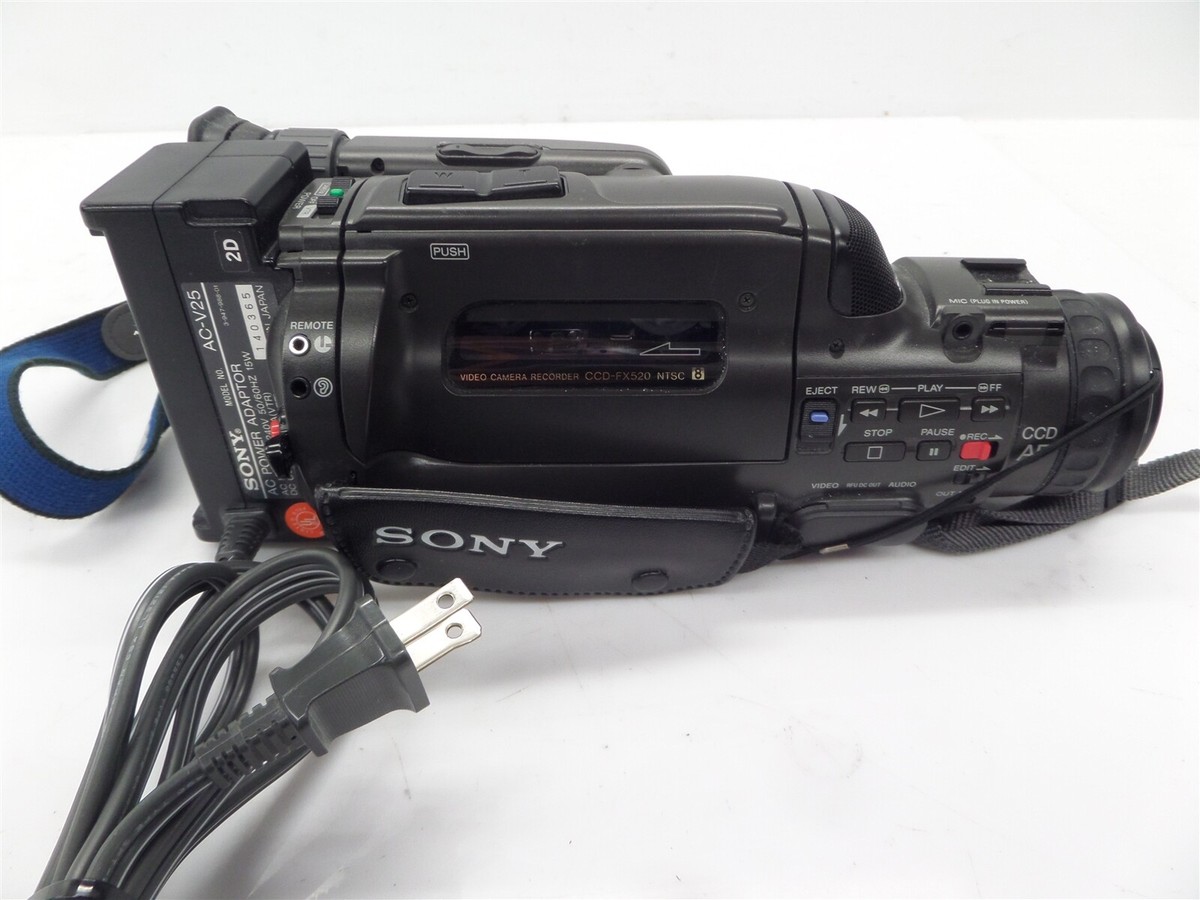 Sony Handycam Video 8 XR 本体 Sony CCD-FX520 8mm 12x Video8 Handycam Video Camera Recorder | eBay