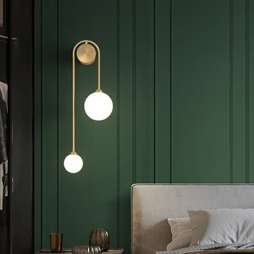 Nordic LED Wall Mount Light Modern 2-Light Home Wall Sconce Lamp Vanity Lighting - 第 5/6 張圖片