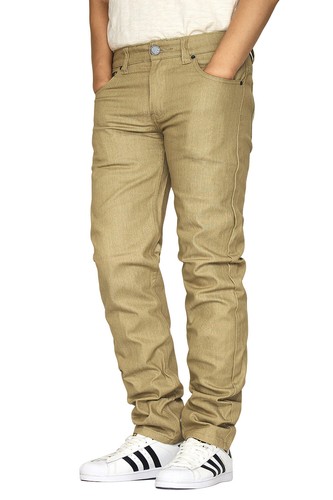 MEN'S STRETCH SLIM FIT UNWASHED RAW DENIM JEANS VICTORIOUS 8 COLORS - DL980 - 第 12/17 張圖片