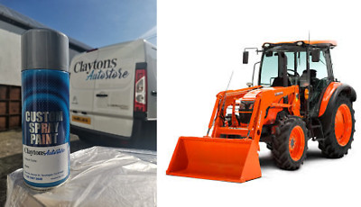 SCHNELLTROCKNENDER TRAKTOR- & MASCHINEN-EMAILLELACK KUBOTA ORANGE SPRÜHLACK AEROSOL