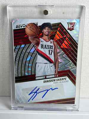 2022-23 Panini Revolution - Rookie Autographs Ra-shs Shaedon Sharpe / 100