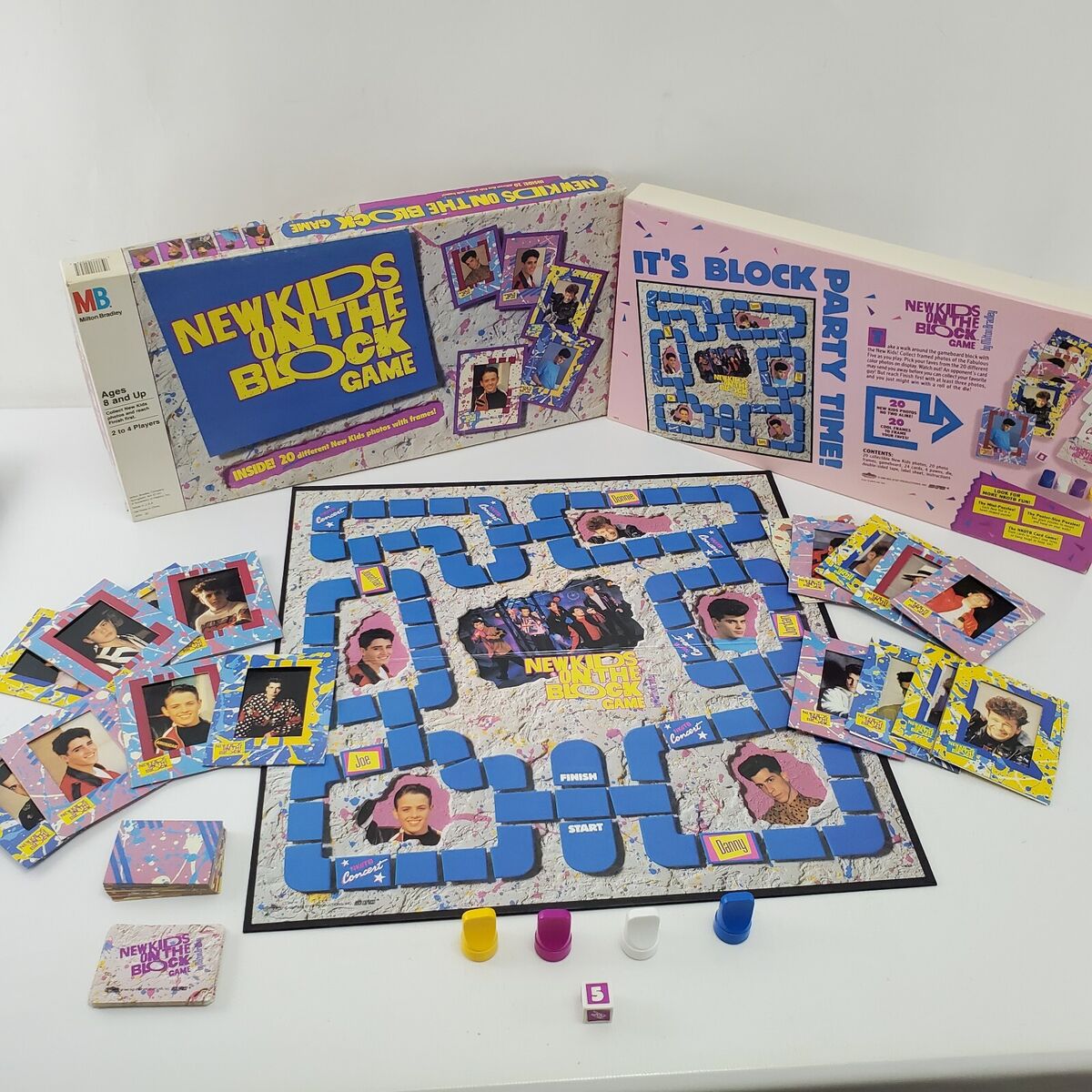 New Kids On The Block Game - 1990 - Milton Bradley - Great