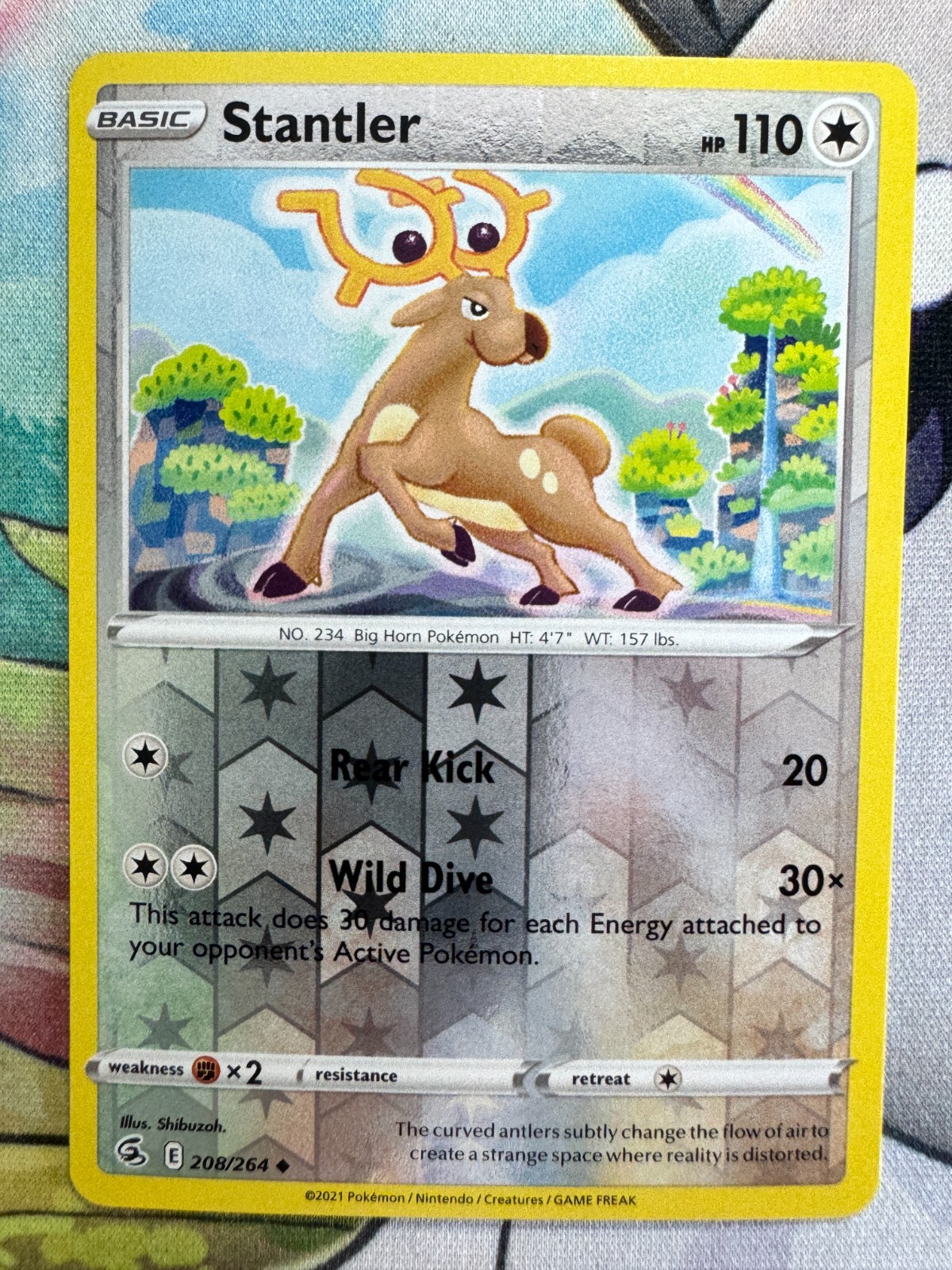 Stantler Reverse Holo Pokemon TCG BKQ867