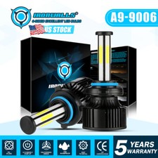 6-sides 9006 Hb4 Led Headlight Bulbs Low Beam Or Fog Light 6500k White 420000lm