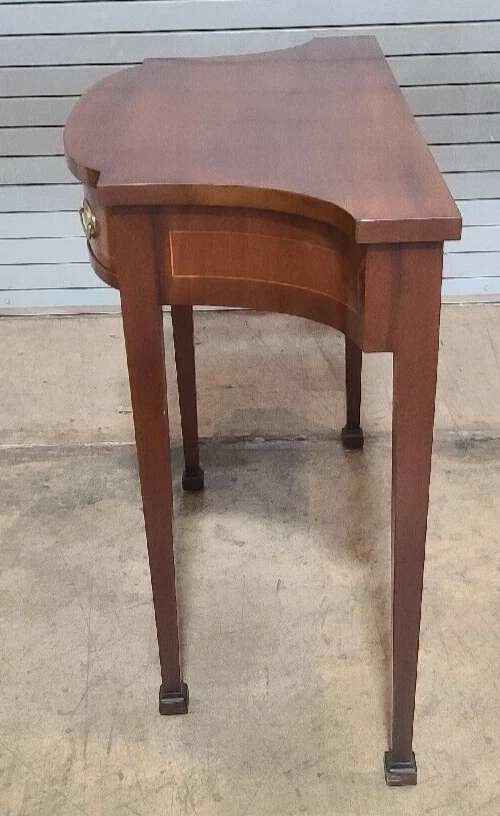 Kittinger Caoba Colección Hall Mesa Consola Cadena Incrustaciones Foto 4 de 4