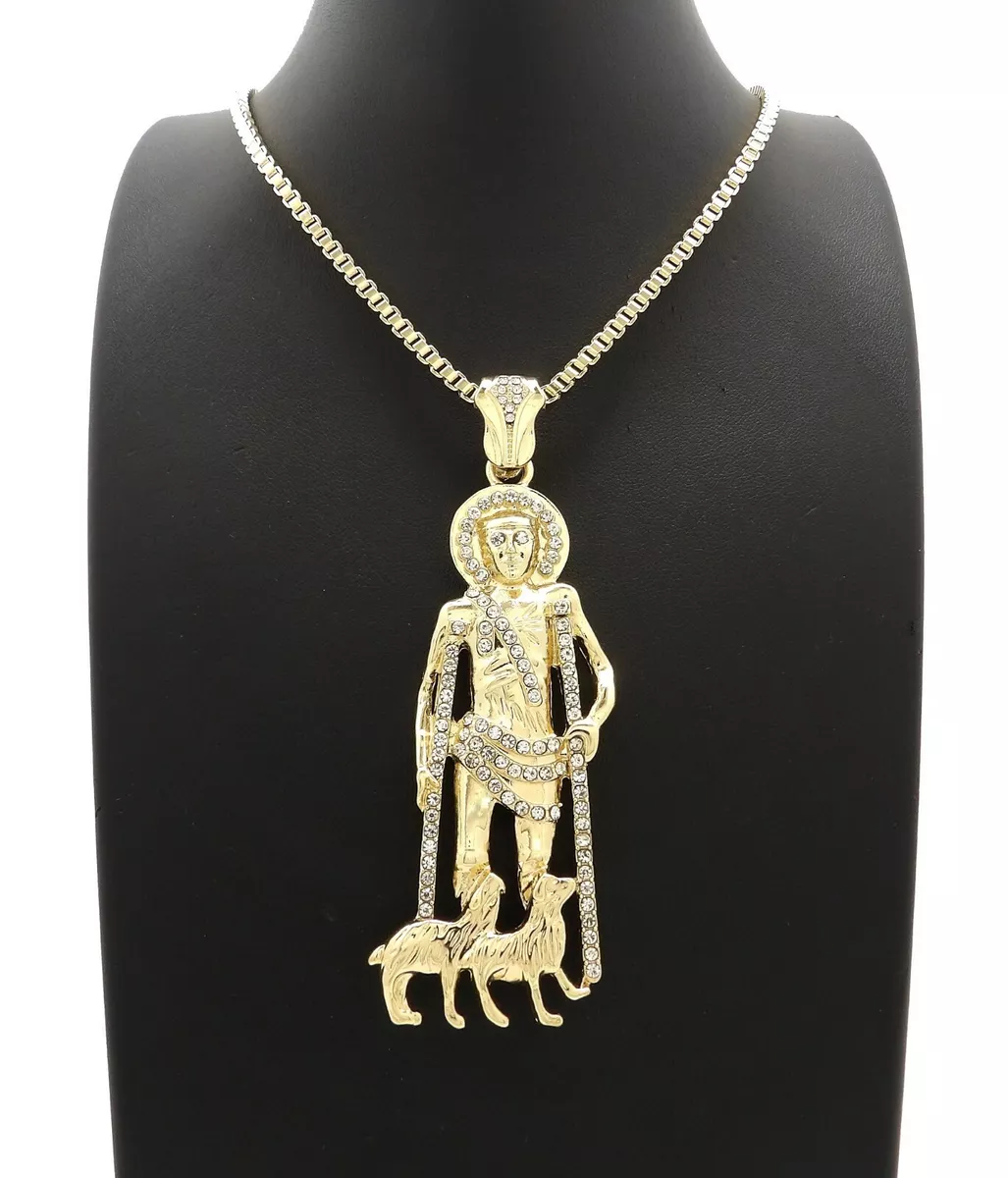 Religious Saint Lazarus San Lazaro Pendant 24