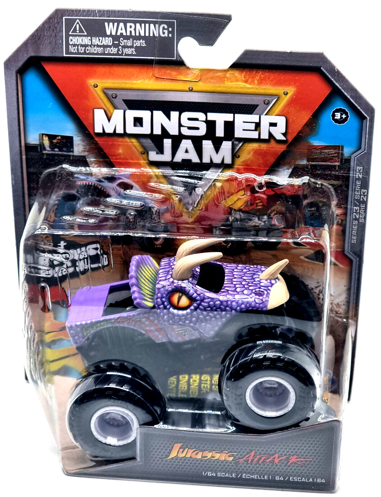 Monster Jam 1:64 Атака грузовика юрского периода