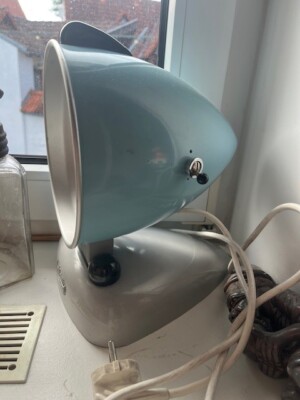 Alpinette PL25 Infrared Lamp UV/IR Altitude Sun Hanau Antique 1950s - Light Blue