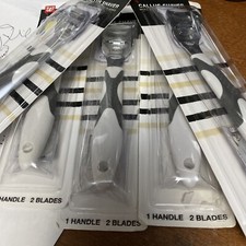 SET OF 5 NEW Callus Shaver With Replacement Blades Handles 2 Blades Each