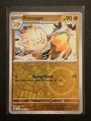Primeape 108/198 Reverse Holo Common Scarlet & Violet Base Set