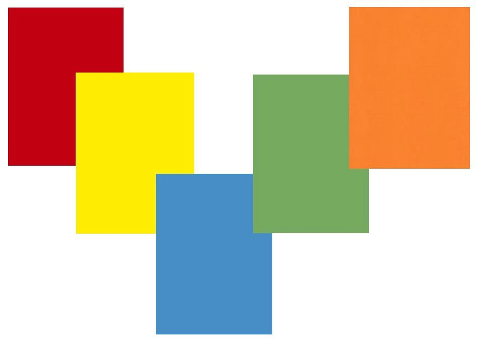 Quickdraw 50 Feuilles Bright Multicolores A4 160gsm Mat A4 - Photo 1/1