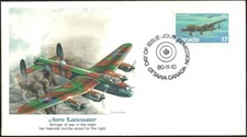 🍁Canada   #874    AVRO L ANCASTER      Brand New   1980   Fleetwood Cover