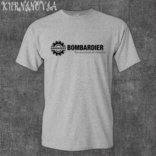 Bombardier Aerospace Aircraft Uomo Grigio Taglia dalla S alla 5XL