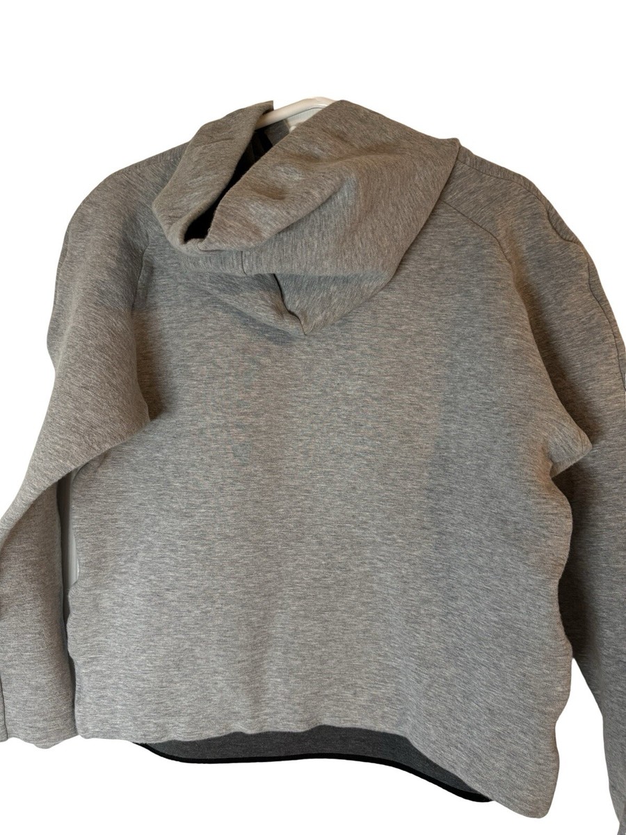Alexander Wang Pullover Hoodie Womens Sz 48 US Large Structured Gray Sweatshirt View 4