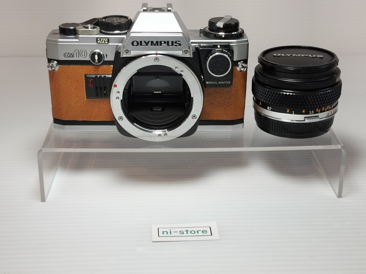 【C6791】OM-10 + OM-SYSTEM ZUIKO AUTO-S Olympus OM-10 35mm Film Camera & Zuiko AUTO-S 50mm f/1.8