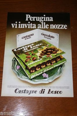 BF19=1972=PERUGINA WOODS CHESTNUTS CHOCOLATE=ADVERTISING=WERBUNG=