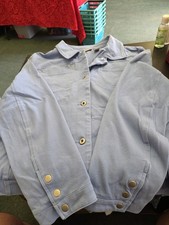 Vintage Nordstrom Casual Jacket Light Blue Bu...
