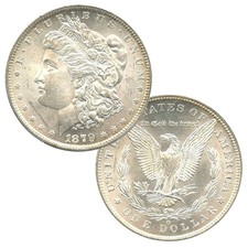 USA 1878-1904 Morgan Dollar 90% Silver Coin Brilliant Uncirculated - Random Date
